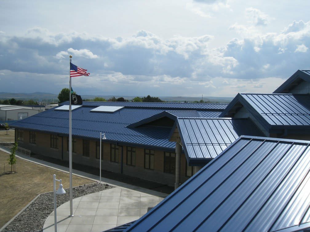 Commercial metal roofing project completed in Chelan County by Empire Roofing Systems